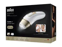 Braun IPL Epilator | Silk expert Pro 5 PL5210 | Number of power levels 3 | White/Gold