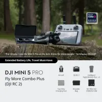 Drone|DJI|Mini 5 Pro Fly More Combo Plus (DJI RC 2)|CP.MA.00001024 – pilt 7
