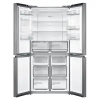 Midea Refrigerator | MDRM632FGD46W | Energy efficiency class D | Free standing | Height 177.5 cm | Side by Side | No Frost system | Fridge net capacity 301 L | Freezer net capacity 169 L | 37 dB | Stainless steel – pilt 2