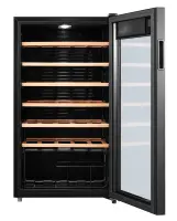 Midea Wine Cooler | MDRW150FGG22W | Energy efficiency class Class G | Free standing | Bottles capacity 34 | Black – pilt 3