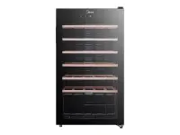 Midea Wine Cooler | MDRW150FGG22W | Energy efficiency class Class G | Free standing | Bottles capacity 34 | Black