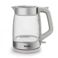 Tefal Glass Kettle KI605B30 elektrikann 1,7 l 2200 W Hall, Hõbe, Läbipaistev