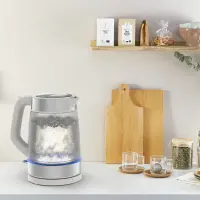 Tefal Glass Kettle KI605B30 elektrikann 1,7 l 2200 W Hall, Hõbe, Läbipaistev – pilt 4