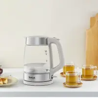 Tefal Glass Kettle KI605B30 elektrikann 1,7 l 2200 W Hall, Hõbe, Läbipaistev – pilt 9