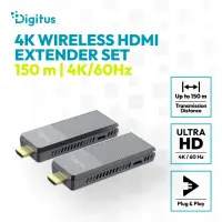 Digitus 4K Wireless HDMI Extender Set, 150 m, 4K/60Hz | DS-55359 – pilt 4