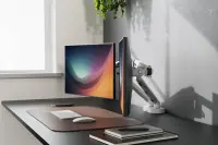 Digitus Desk Mount | Tilt, rotation, pivot | Dual design monitor mount, 2x 35", 2x 10 kg | 35 " | Maximum weight (capacity) 20 kg | White – pilt 2