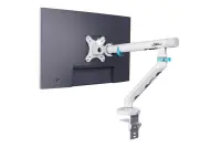 Digitus Desk Mount | Tilt, rotation, pivot | Single design monitor mount | 35 " | Maximum weight (capacity) 10 kg | White