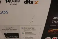 SALE OUT. Sharp 50HR7265E 50" (126cm) QLED 144Hz 4K Ultra HD Google TV, Dolby Vision, Dolby Atmos, Central Stand | SALE OUT. | Sharp 50HR7265E | 50 | Smart TV | Google TV | Black | DAMAGED PACKAGING, USED – pilt 7
