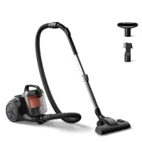Philips | Vacuum cleaner | XB1142/10 1000 series | Bagless | Power 800 W | Dust capacity 1.3 L | Rich black/Coral moody