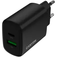 CANYON charger OnCharge 200 20W 1xPD 1xQC EU Black – pilt 3
