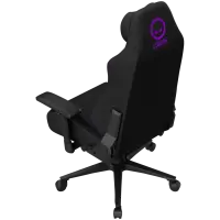 LORGAR CHA41, Ergonomic Gaming Chair Advanced, premium anti-stain fabric, Black/purple
