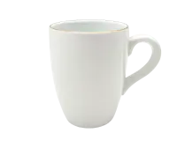 Kruus ALUMINA, Kuld, portselan, 350 ml, D 8,5 cm, H 10 cm, tk
