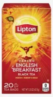 Must tee LIPTON, English Breakfast, 25 tk/pakk, teekott (kogus 2 tükki)