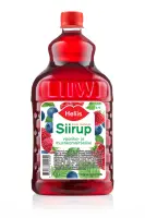 Vaarika- ja mustikamaitseline siirup HELIIS 1,5L