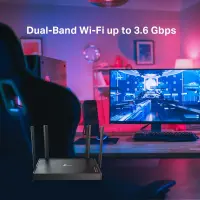 TP-LINK Archer BE220 | BE3600 Dual-Band Wi-Fi 7 Router | 802.11be | Ethernet LAN (RJ-45) ports 4 | 10/100/1000 Mbit/s | Mesh Support No | MU-MiMO No | Antenna type External | No mobile broadband – pilt 2