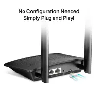 TP-LINK TL-MR100P | 300 Mbps Wireless N 4G LTE Router | 802.11n | Ethernet LAN (RJ-45) ports 2 | 10/100 Mbit/s | Mesh Support No | 4G | MU-MiMO No | Antenna type Detachable External – pilt 5
