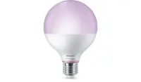 Philips Smart WFB 75W G95 822-65 RGB 1PF/6 | E27 | 11 W | Warm to cool white light | Bluetooth, Wi-Fi