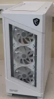 SALE OUT. MSI MPG VELOX 100R White PC Case, Mid-Tower, USB 3.2, Audio-out, Mic-in | MSI PC Case | MPG VELOX 100R WHITE | Mid-Tower | White | DAMAGED PACKAGING, DENTED CORNER (TOP)
