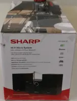 SALE OUT. Sharp XL-B517D(BR) Hi-Fi Micro System, CD/FM/USB/Bluetooth v5.0, Aux-in, 45W, Brown | Sharp Hi-Fi Micro System | XL-B517D(BR) | Brown | USB port | DAMAGED PACKAGING