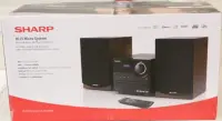 SALE OUT. Sharp XL-B517D(BR) Hi-Fi Micro System, CD/FM/USB/Bluetooth v5.0, Aux-in, 45W, Brown | Sharp Hi-Fi Micro System | XL-B517D(BR) | Brown | USB port | DAMAGED PACKAGING