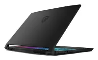Notebook|MSI|CPU Intel® CoreT i7|i7-14650HX|15.6 "|1920 x 1080 pixels|RAM 16 GB|DDR5-SDRAM|SSD 512 GB|Discrete graphics NVIDIA GeForce RTX 5060|8 GB|On-board graphics Yes|Numeric keypad Yes|OS installed Windows 11 Home|Colour Black|Weight 2.4 kg|5600 MHz|KATANA15HXB14WFK-610NL – pilt 2
