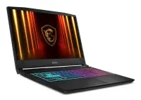 Notebook|MSI|CPU Intel® CoreT i7|i7-14650HX|15.6 "|1920 x 1080 pixels|RAM 16 GB|DDR5-SDRAM|SSD 512 GB|Discrete graphics NVIDIA GeForce RTX 5060|8 GB|On-board graphics Yes|Numeric keypad Yes|OS installed Windows 11 Home|Colour Black|Weight 2.4 kg|5600 MHz|KATANA15HXB14WFK-610NL – pilt 3