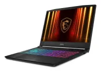 Notebook|MSI|CPU Intel® CoreT i7|i7-14650HX|15.6 "|1920 x 1080 pixels|RAM 16 GB|DDR5-SDRAM|SSD 512 GB|Discrete graphics NVIDIA GeForce RTX 5060|8 GB|On-board graphics Yes|Numeric keypad Yes|OS installed Windows 11 Home|Colour Black|Weight 2.4 kg|5600 MHz|KATANA15HXB14WFK-610NL – pilt 6