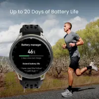 Amazfit Cheetah 2 Pro 3,35 cm (1.32") AMOLED 48 mm Digitaalne 466 x 466 pikslit Puutetundlik ekraan Must, Titaanium WiFi GPS (satelliit) – pilt 2
