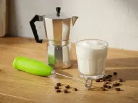 ESPERANZA MINI MILK FROTHER LATTE GREEN – pilt 5