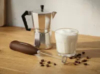ESPERANZA MINI MILK FROTHER LATTE BROWN