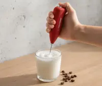 ESPERANZA MINI MILK FROTHER LATTE RED – pilt 3