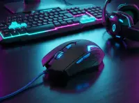 ESPERANZA WIRED MOUSE FOR GAMERS 6D OPT. USB MX205 FIGHTER BLUE – pilt 10