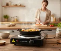 ESPERANZA ELECTRIC HOT PLATE ST. HELENS BLACK 1000W