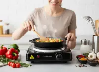 ESPERANZA ELECTRIC HOT PLATE ST. HELENS BLACK 1000W – pilt 6