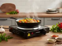 ESPERANZA ELECTRIC HOT PLATE ST. HELENS BLACK 1000W – pilt 9