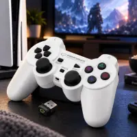 ESPERANZA WIRELESS GAMEPAD 2.4GHZ PS3/PC USB GLADIATOR WHITE/BLACK