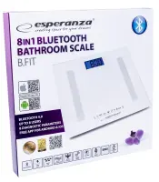 ESPERANZA 8IN1 BT SCALE B.FIT WHITE – pilt 8