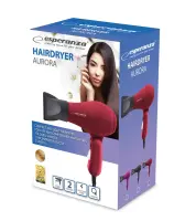 ESPERANZA HAIR DRYER AURORA RED – pilt 2