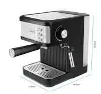ESPERANZA PORTAFILTER ESPRESSO COFFEE MAKER CATURRA 1.8L – pilt 11