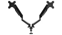 ESPERANZA DESK HOLDER WITH GAS SPRING FOR 2 COMPUTER MONITORS 17"-27" MACHE – pilt 2