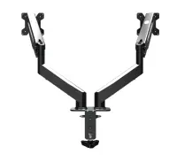 ESPERANZA DESK HOLDER WITH GAS SPRING FOR 2 COMPUTER MONITORS 17"-27" MACHE – pilt 6