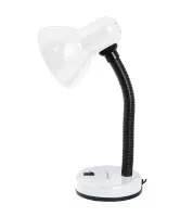 ESPERANZA DESK LAMP E27 VEGA WHITE