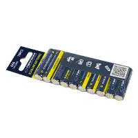 ESPERANZA ALKALINE BATTERIES AAA 10PCS.  FOIL WRAPPED WITH TAG – pilt 3