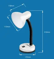ESPERANZA DESK LAMP E27 VEGA BLACK – pilt 5