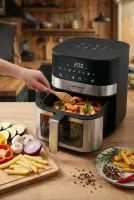 ESPERANZA AIR FRYER WITH WINDOW PESCE ALLA GRIGLIA 5L 1400W – pilt 2