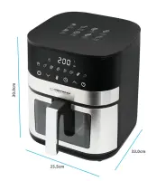 ESPERANZA AIR FRYER WITH WINDOW PESCE ALLA GRIGLIA 5L 1400W – pilt 3