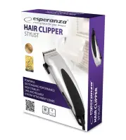 ESPERANZA HAIR CLIPPER STYLIST SILVER/BLACK – pilt 6