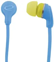 ESPERANZA STEREO EARPHONES NEON TURQUISE