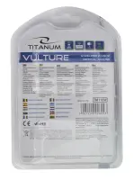 TITANUM WIRELESS 2.4GHZ OPTICAL MOUSE 3D USB VULTURE BLACK/WHITE – pilt 4