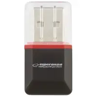 ESPERANZA MICRO SD USB 2.0 CARD READER BLACK